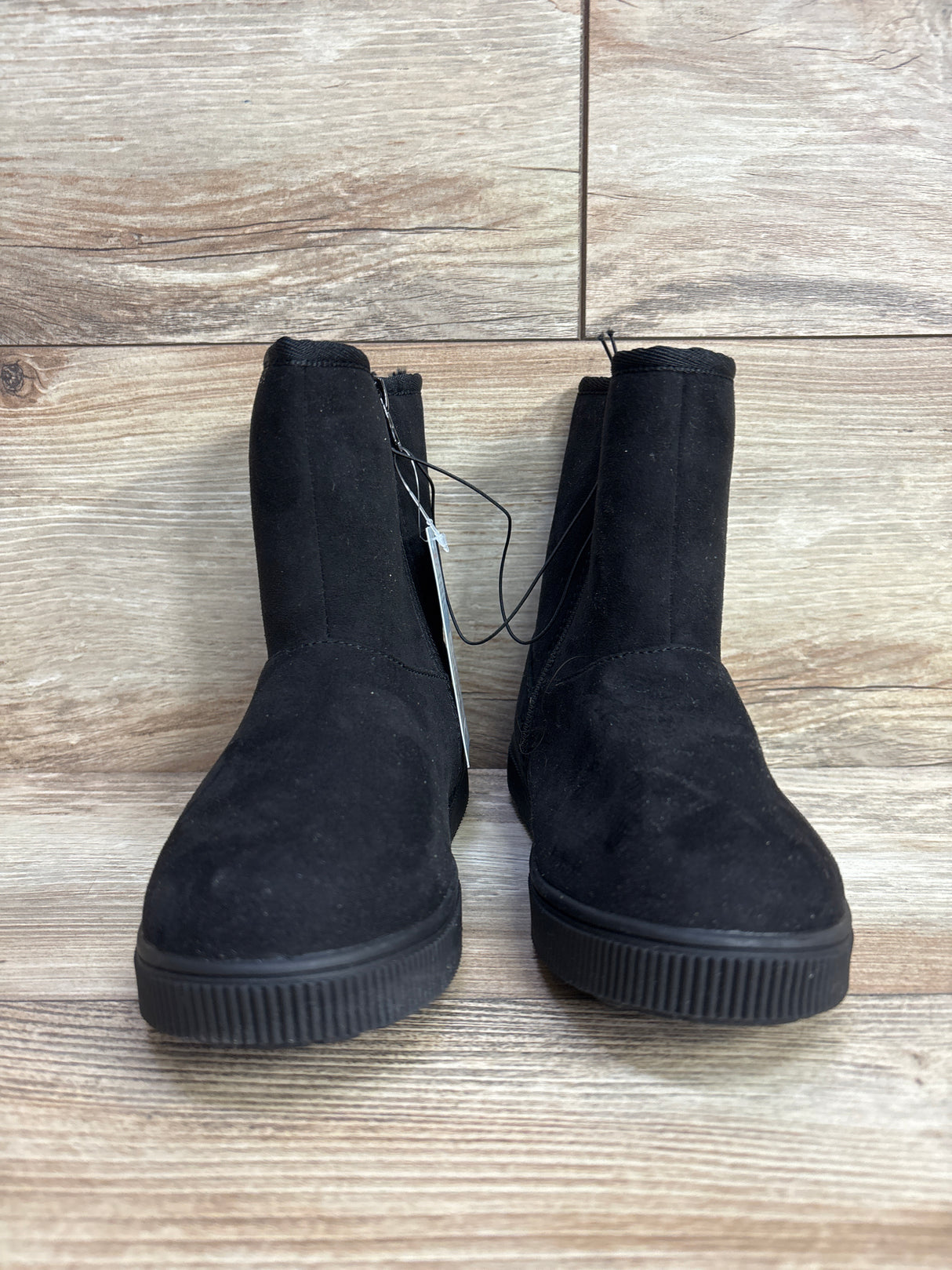 NEW Cat & Jack Holland Shearling Style Boots Black sz 13c