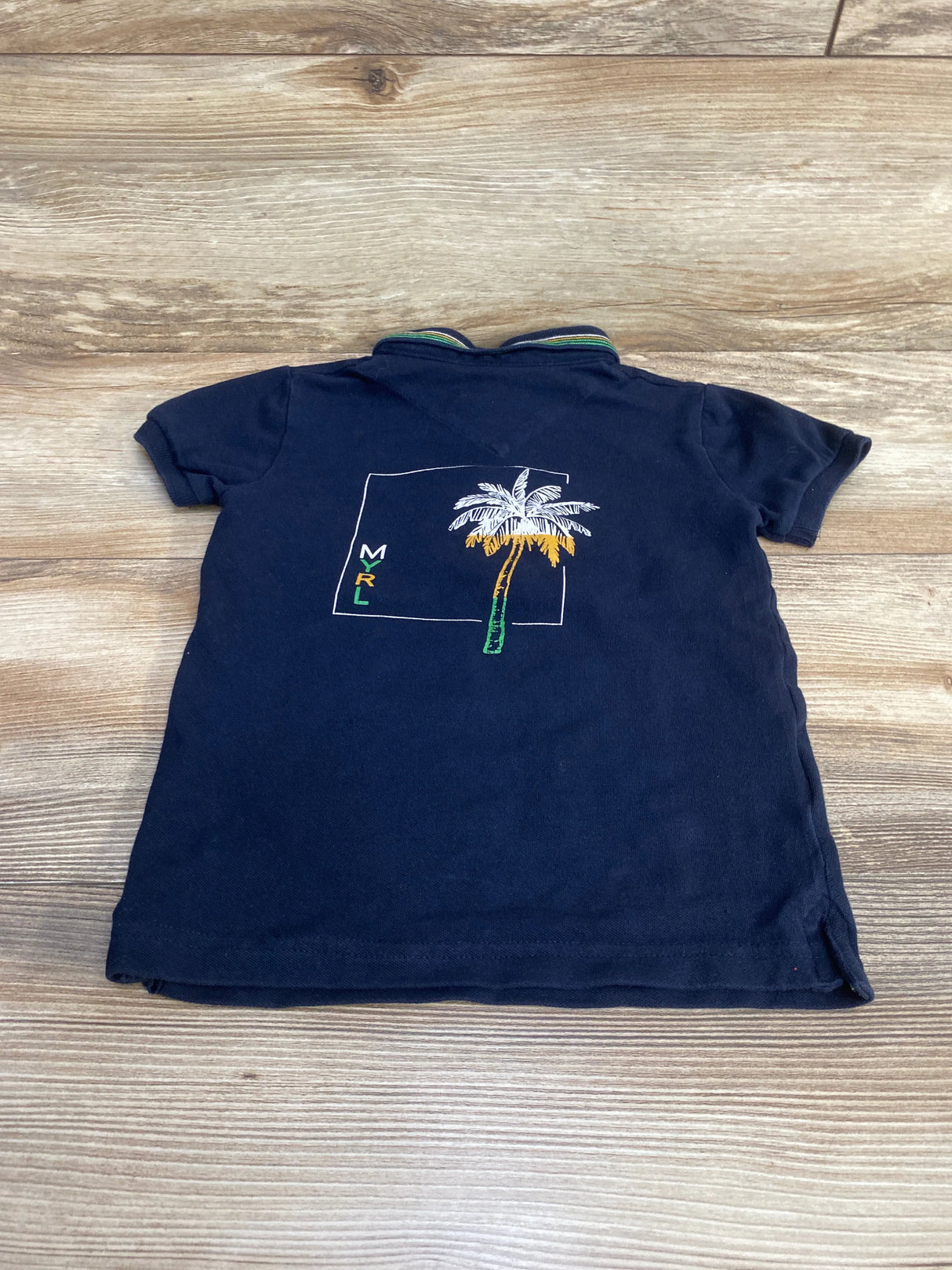 Mayoral Short Sleeve Polo Shirt Navy sz 5T - Me n Mommy To Be