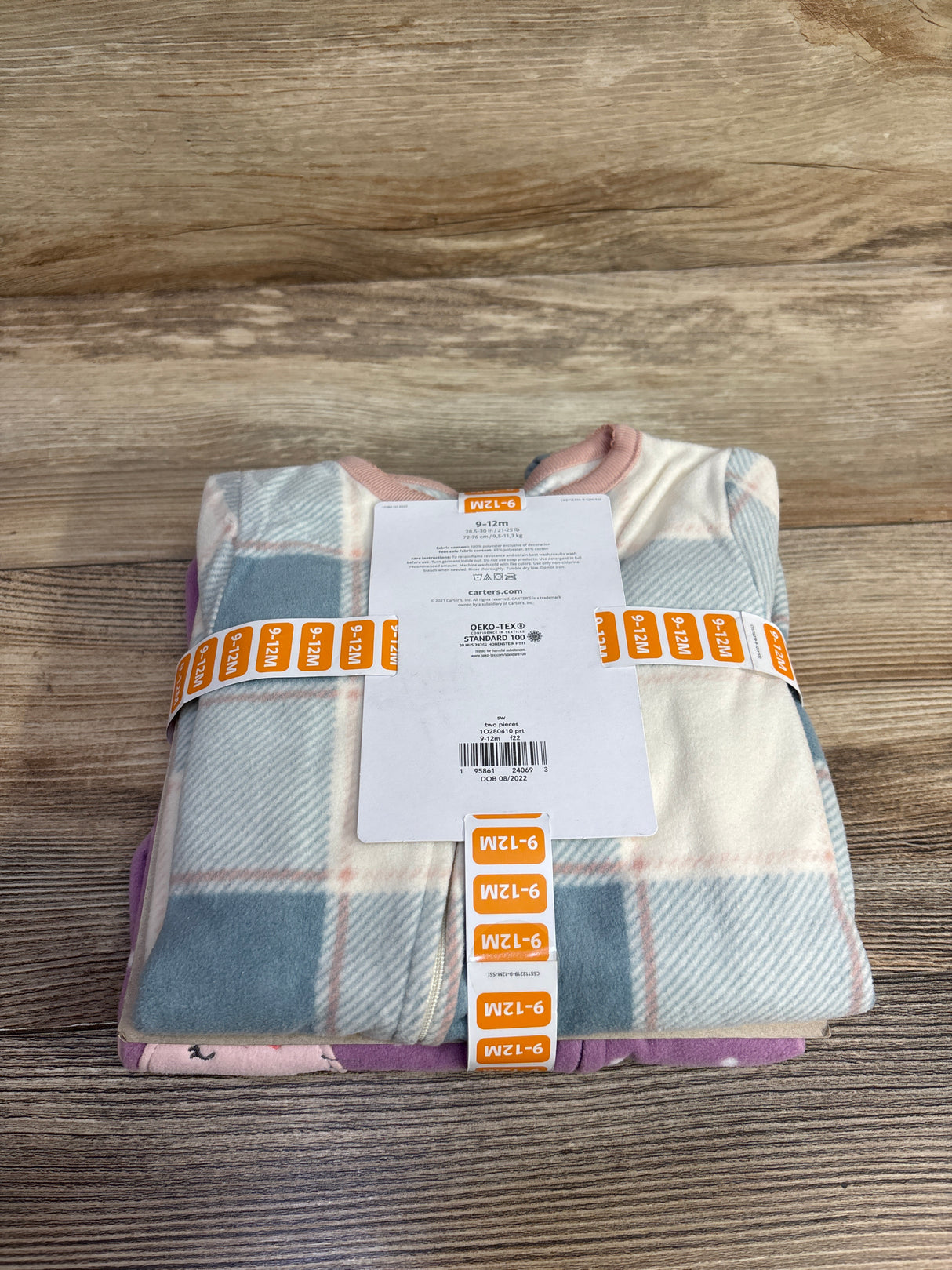 NEW Carter's 2pk Polka Dot Blanket Sleeper Pink sz 9-12m