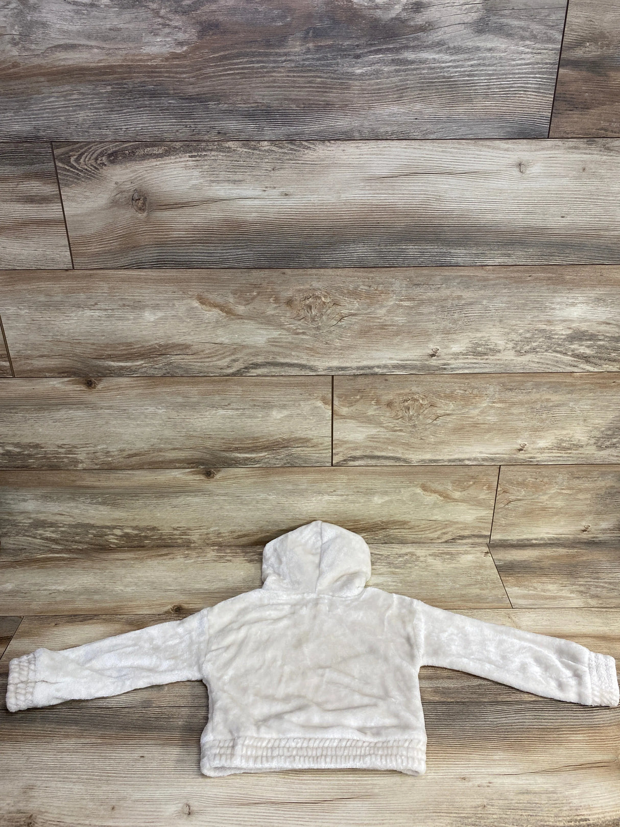 Colette Lilly Plush Unicorn Sequence Pull Over Hoodie Ivory sz 4T