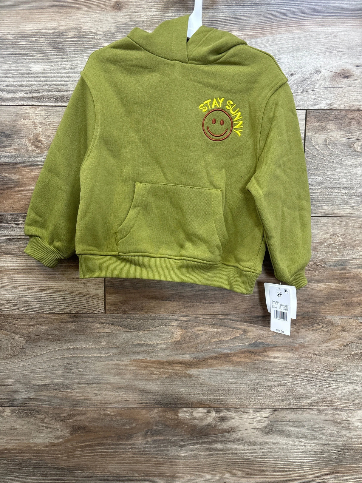 NEW Grayson Mini Stay Sunny Pull Over Hoodie Olive sz 4T