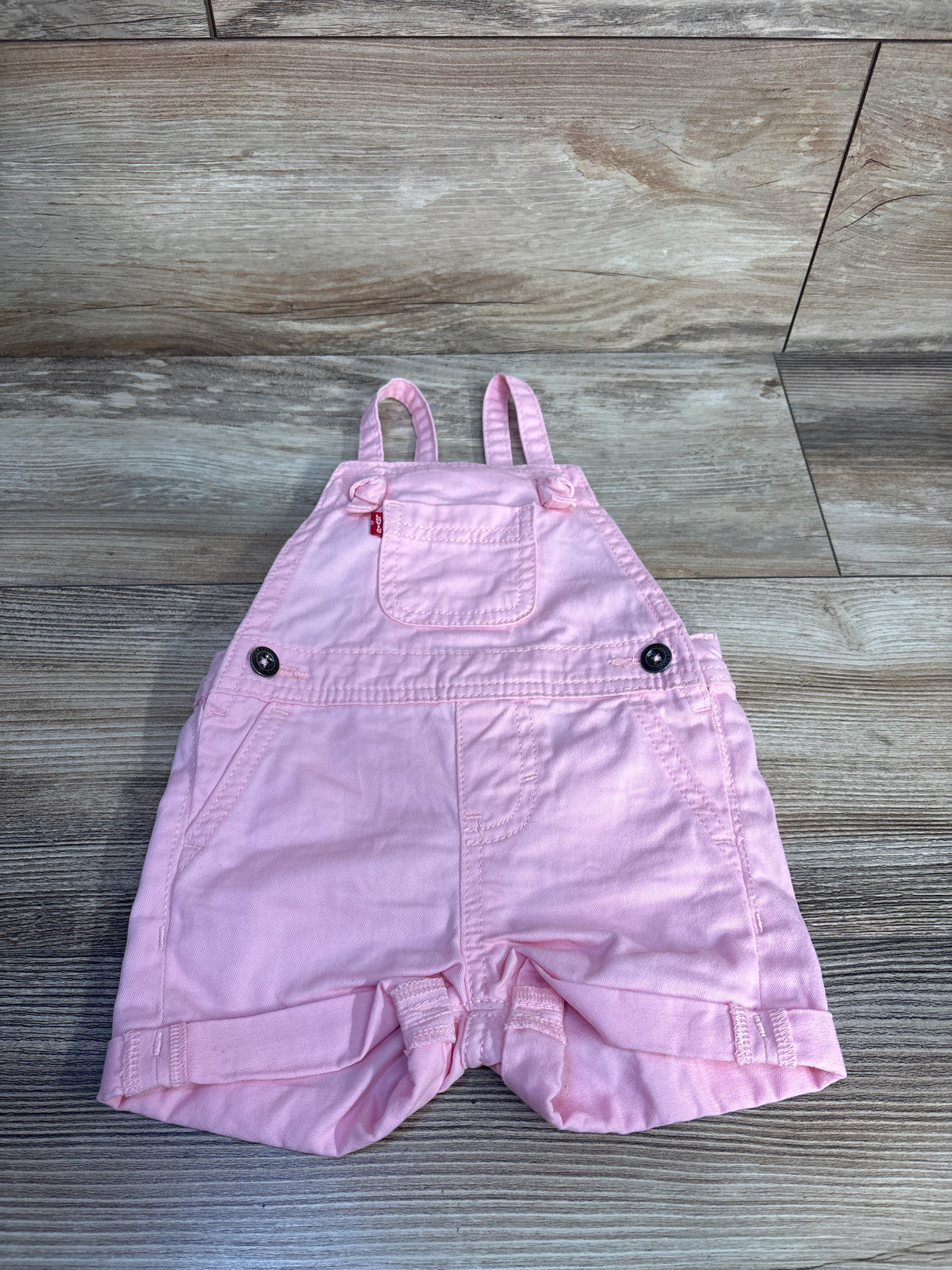 Levi's Cotton Denim Shortalls Pink sz 9m