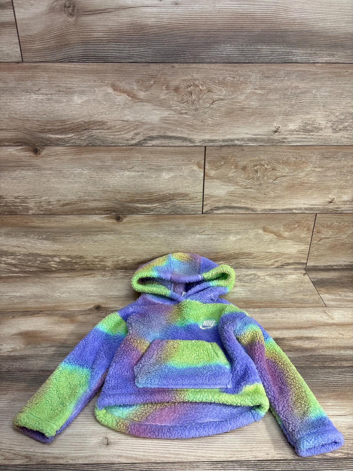 Nike Sherpa Hooded Sweatshirt Purple sz 2T