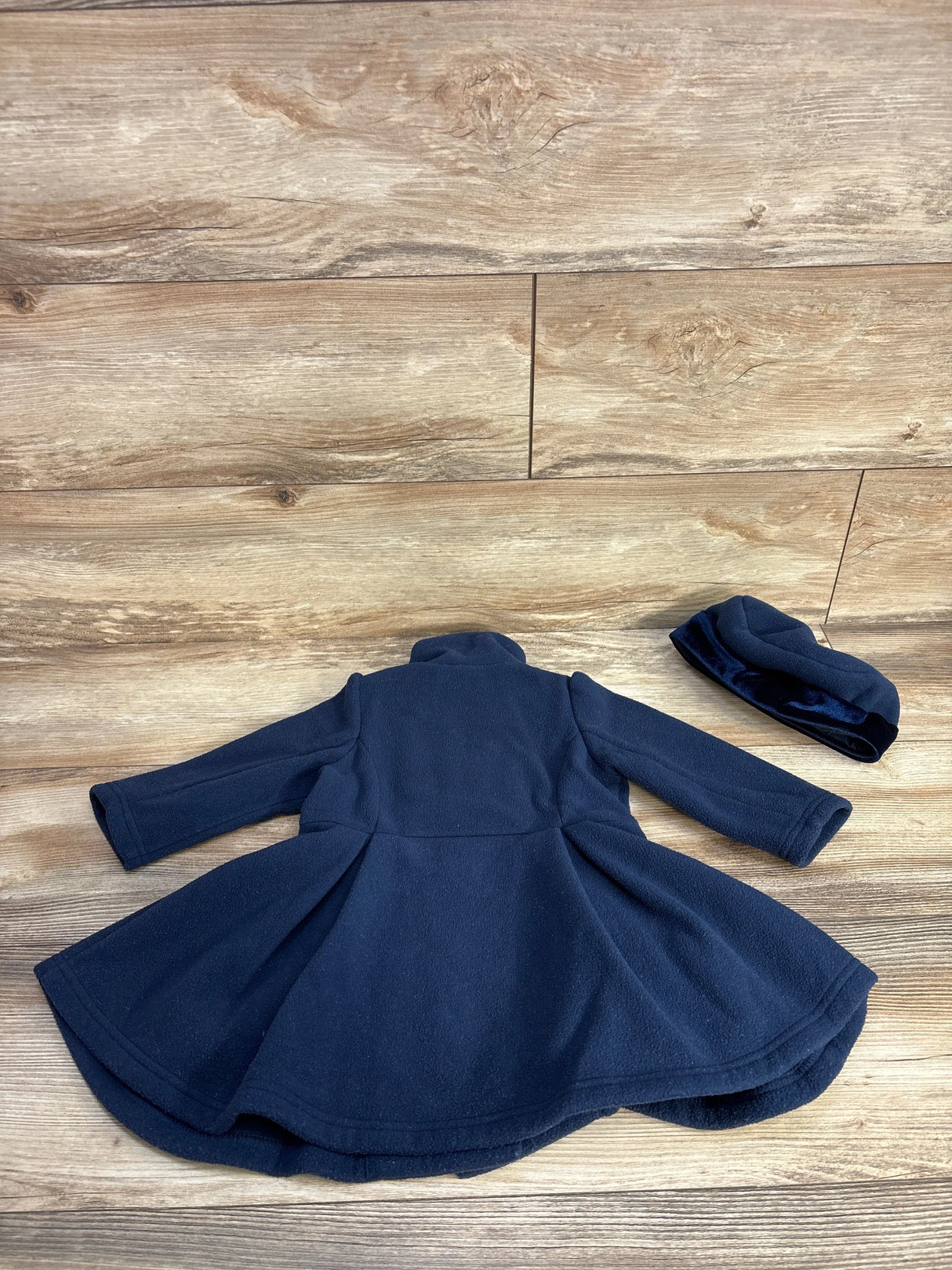 Starting Out Dress Coat + Hat 2pc Set Navy sz 18m