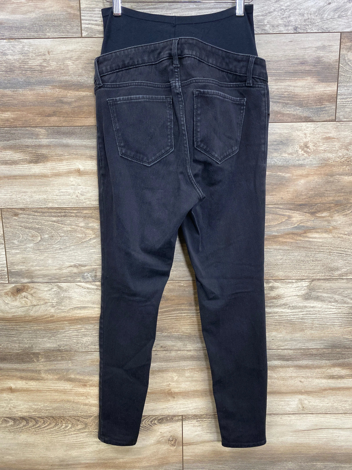 Old Navy Maternity Full Panel Rockstar Super Skinny Jeans Black sz Small - Me n Mommy To Be