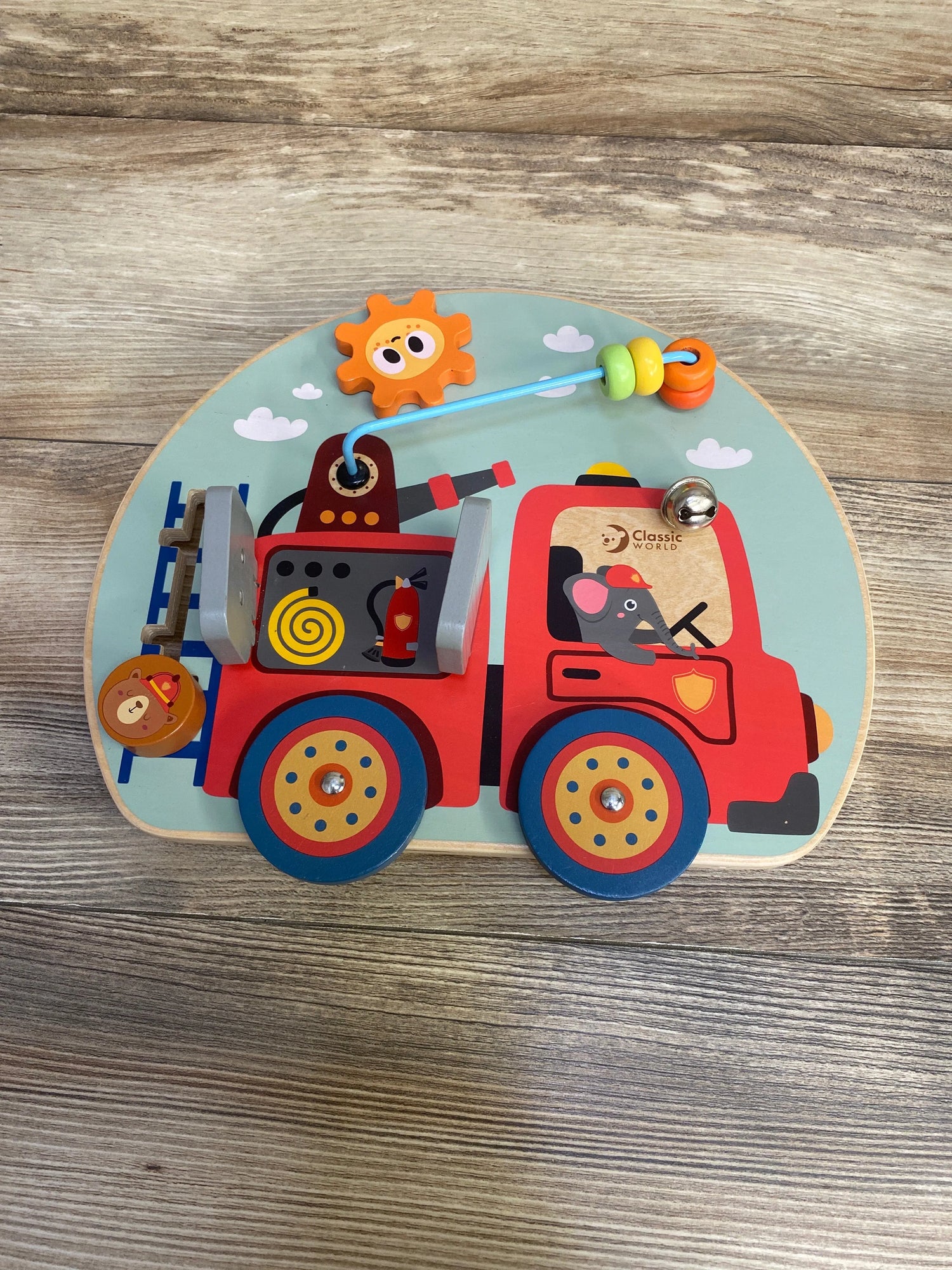 Classic World Fire Engine Busy Board - Me n Mommy To Be