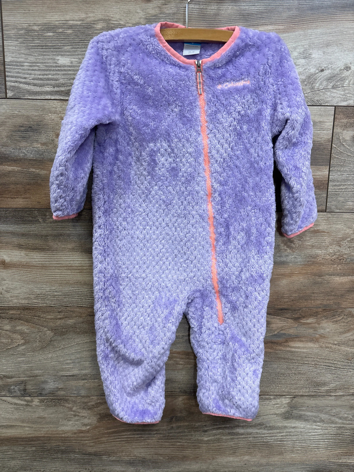 Columbia Plush Bunting Lilac sz 12-18m