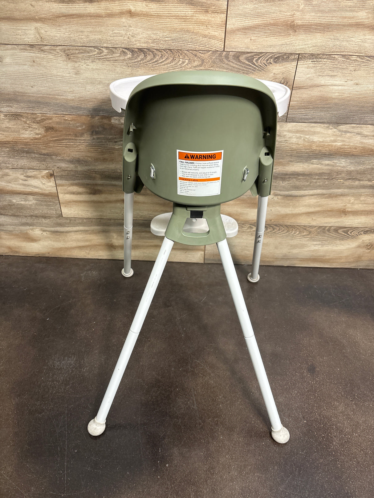 Mallify Foldable High Chair, Green