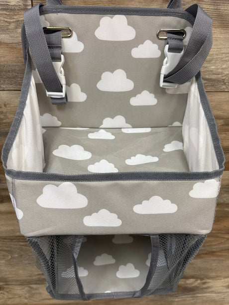 Maliton Hanging Diaper Caddy Organizer in Grey Clouds - Me n Mommy To Be