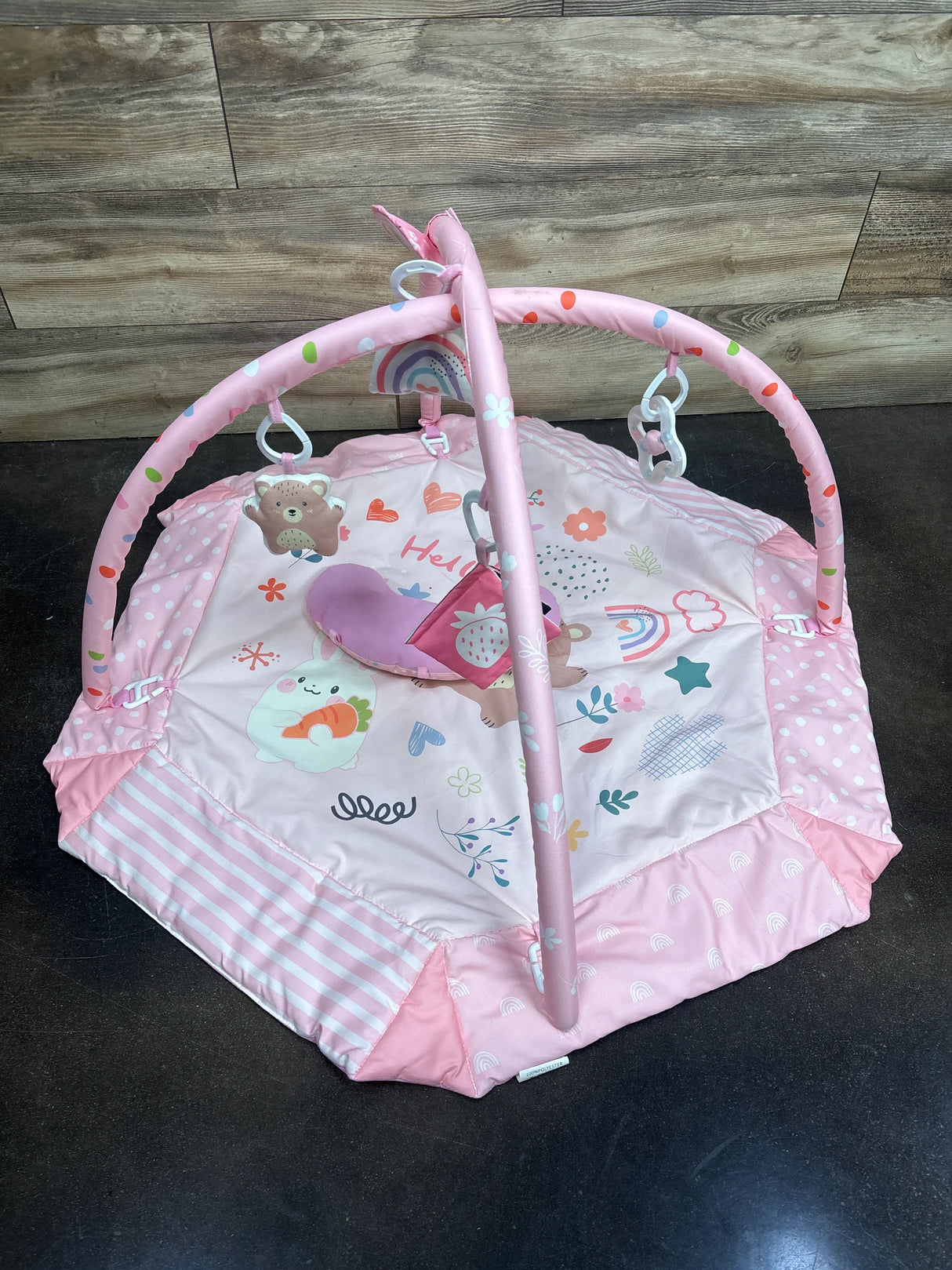 Jyusmile Baby Gym Play Mat - Pink