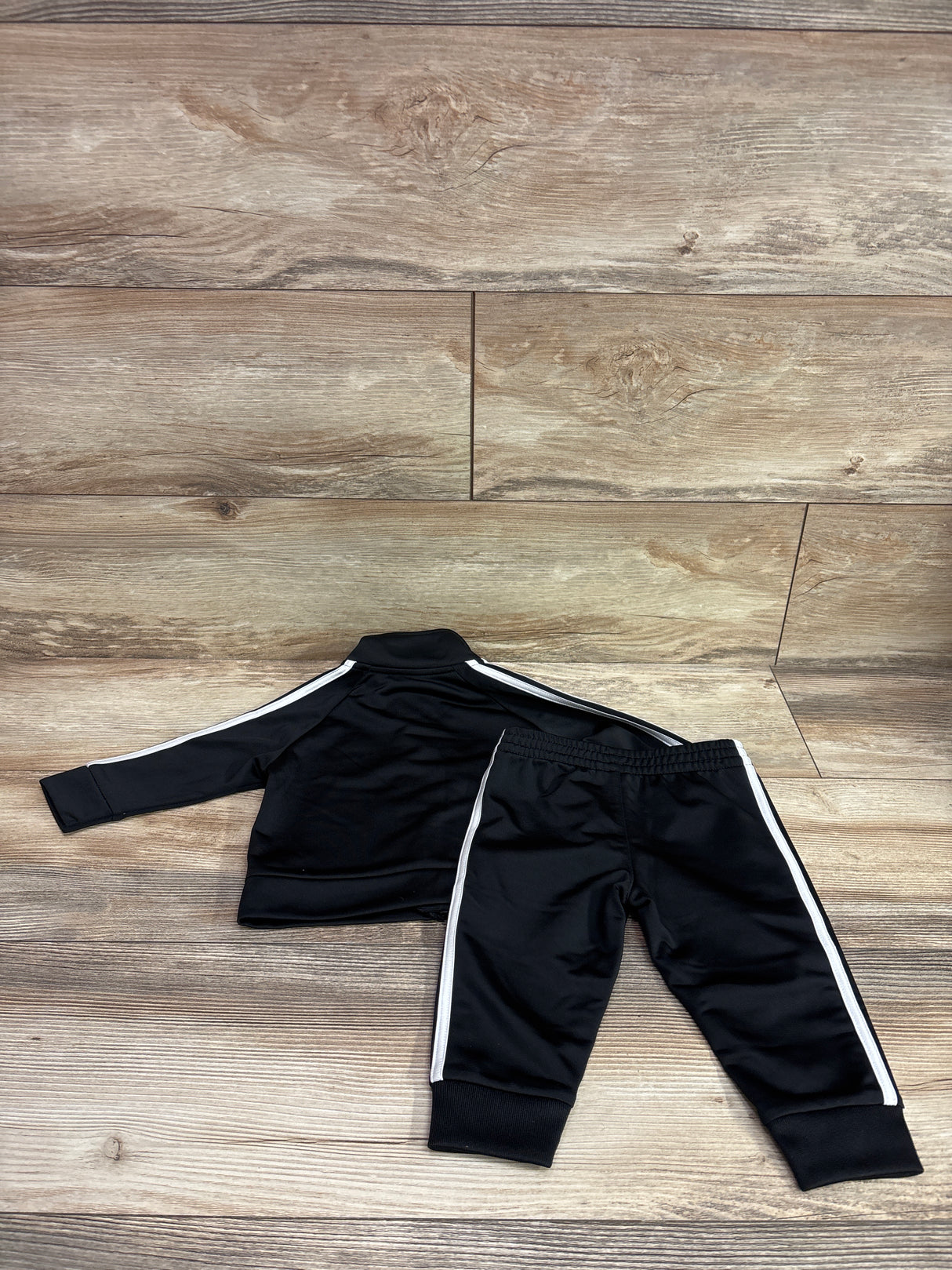Adidas 2pc Tracksuit Black sz 6m
