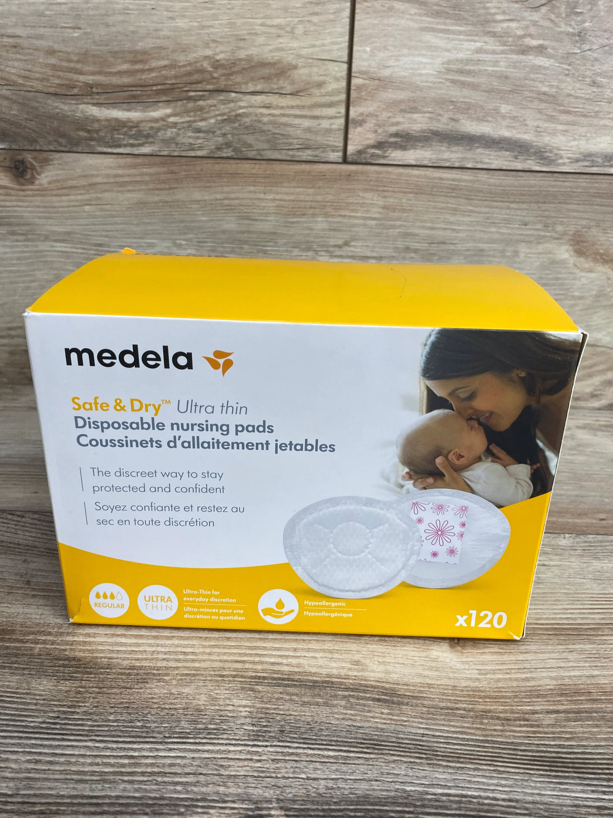 NEW Medela Safe & Dry Ultra Thin Disposable Nursing Pads 120ct