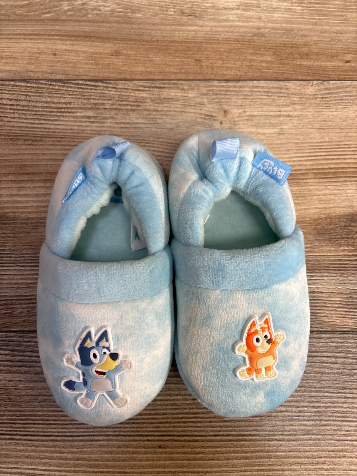 Ground Up Bluey Slippers Blue sz 9-10c