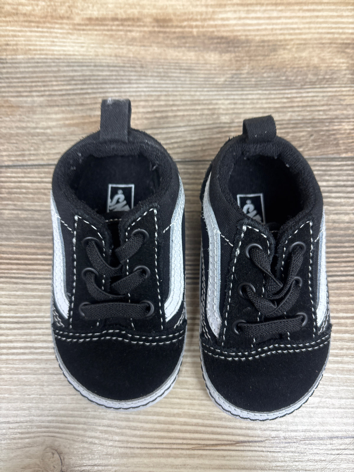 Vans Old Skool Crib Shoes Black sz 4c