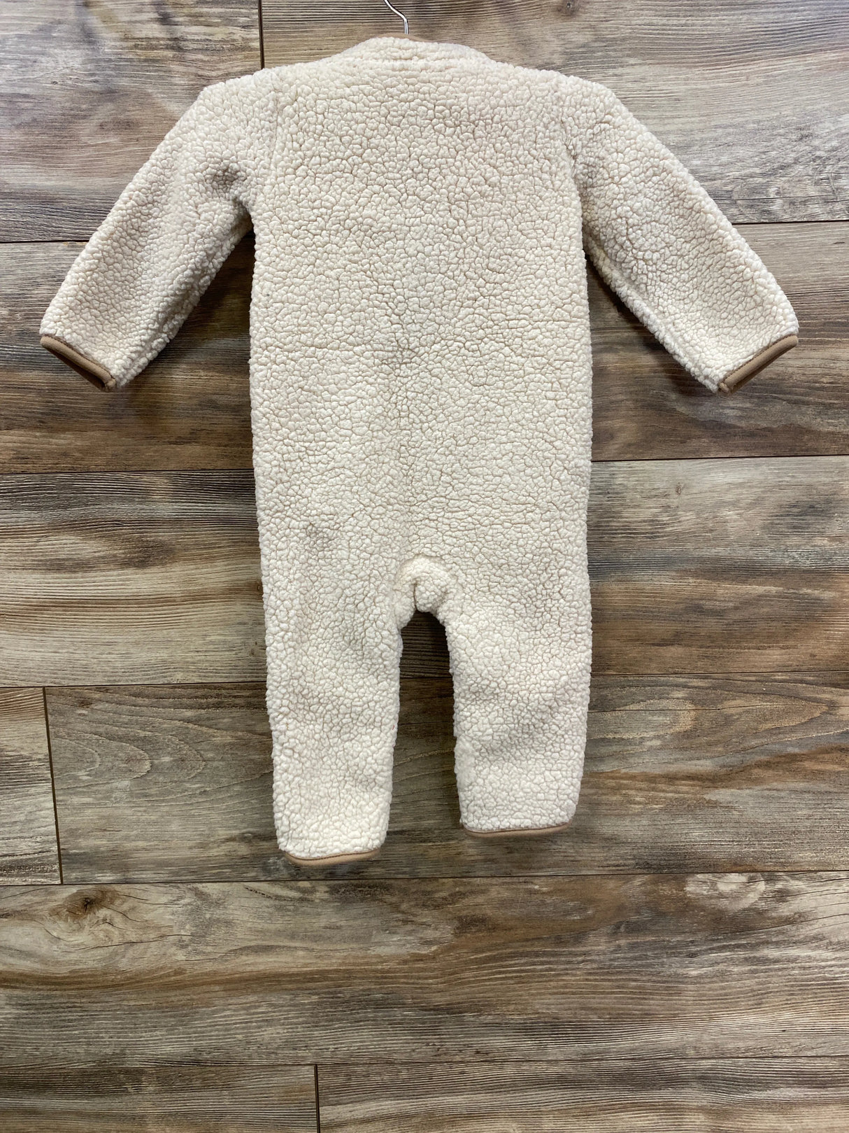 Carter's Sherpa Jumpsuit Cream sz 12m