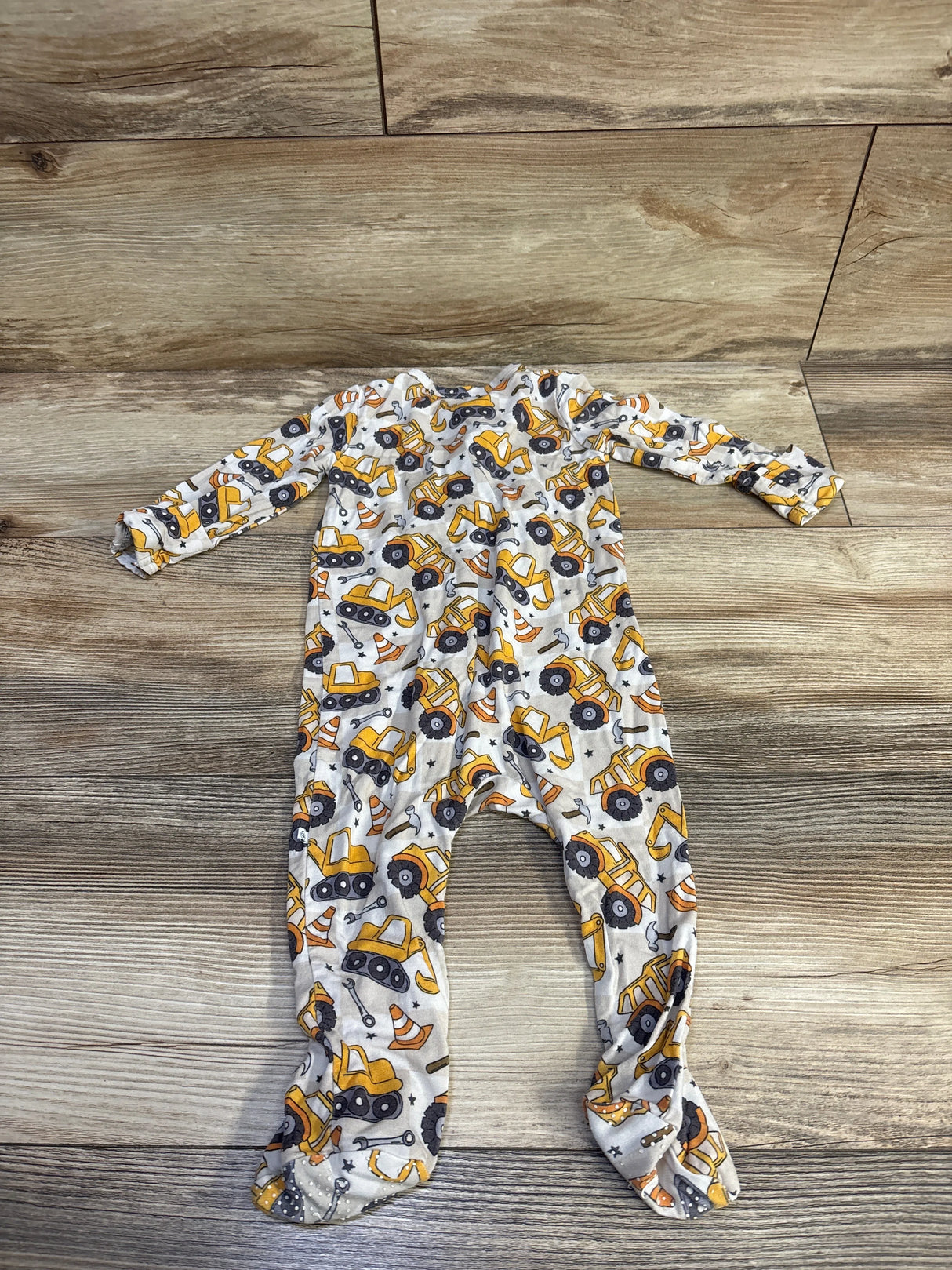 Caden Lane Bamboo Construction Zipper Footie Ivory sz 3-6m