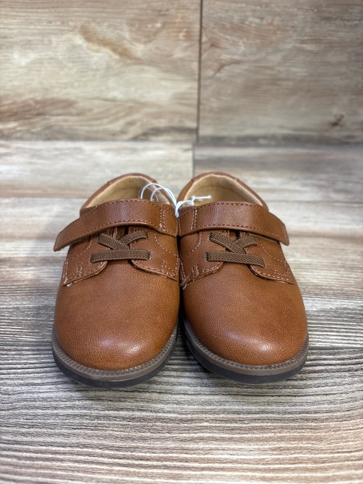 NWOT Cat & Jack Miles Dress Shoes Cognac sz 8c
