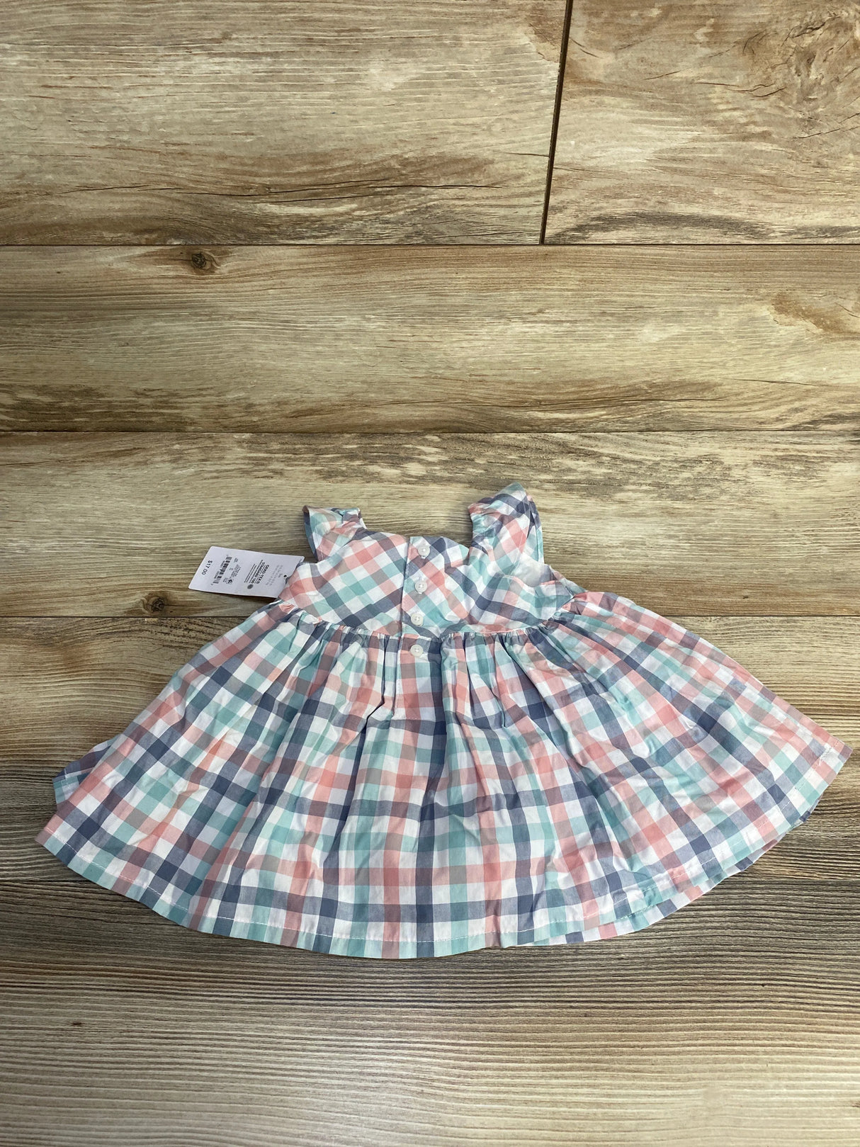 NEW Just One You 2pc Plaid Dress & Bloomers White sz 3m - Me n Mommy To Be