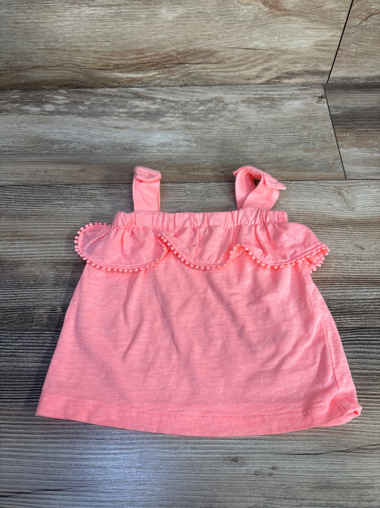 Carter's Ruffle Tank Top Pink sz 6m