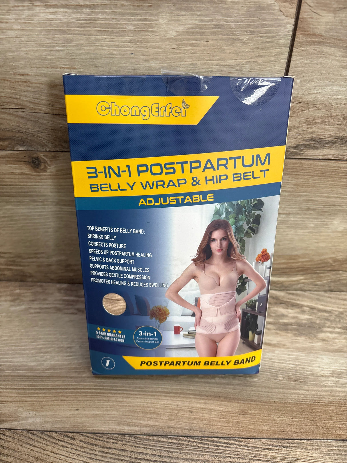 ChongErfei 3 in 1 Postpartum Support Beige One Size