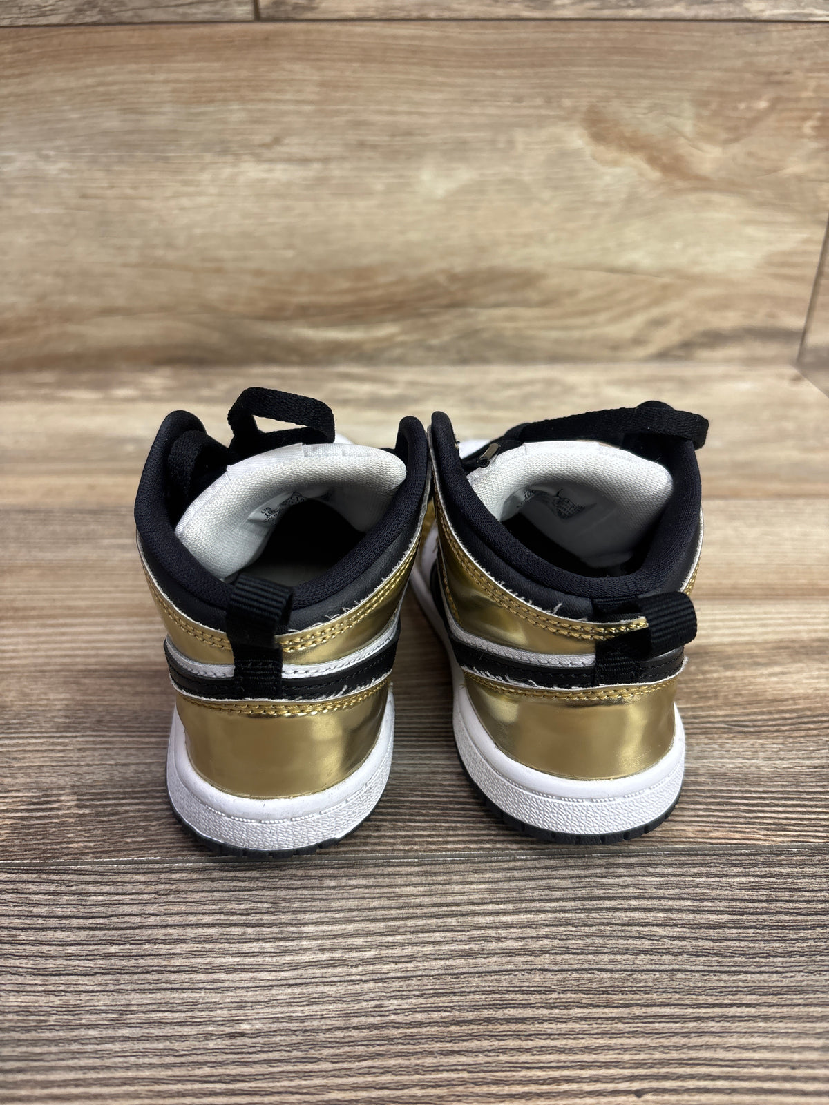 Air Jordan 1 Mid SE TD 'Metallic Gold' Sneakers sz 10c