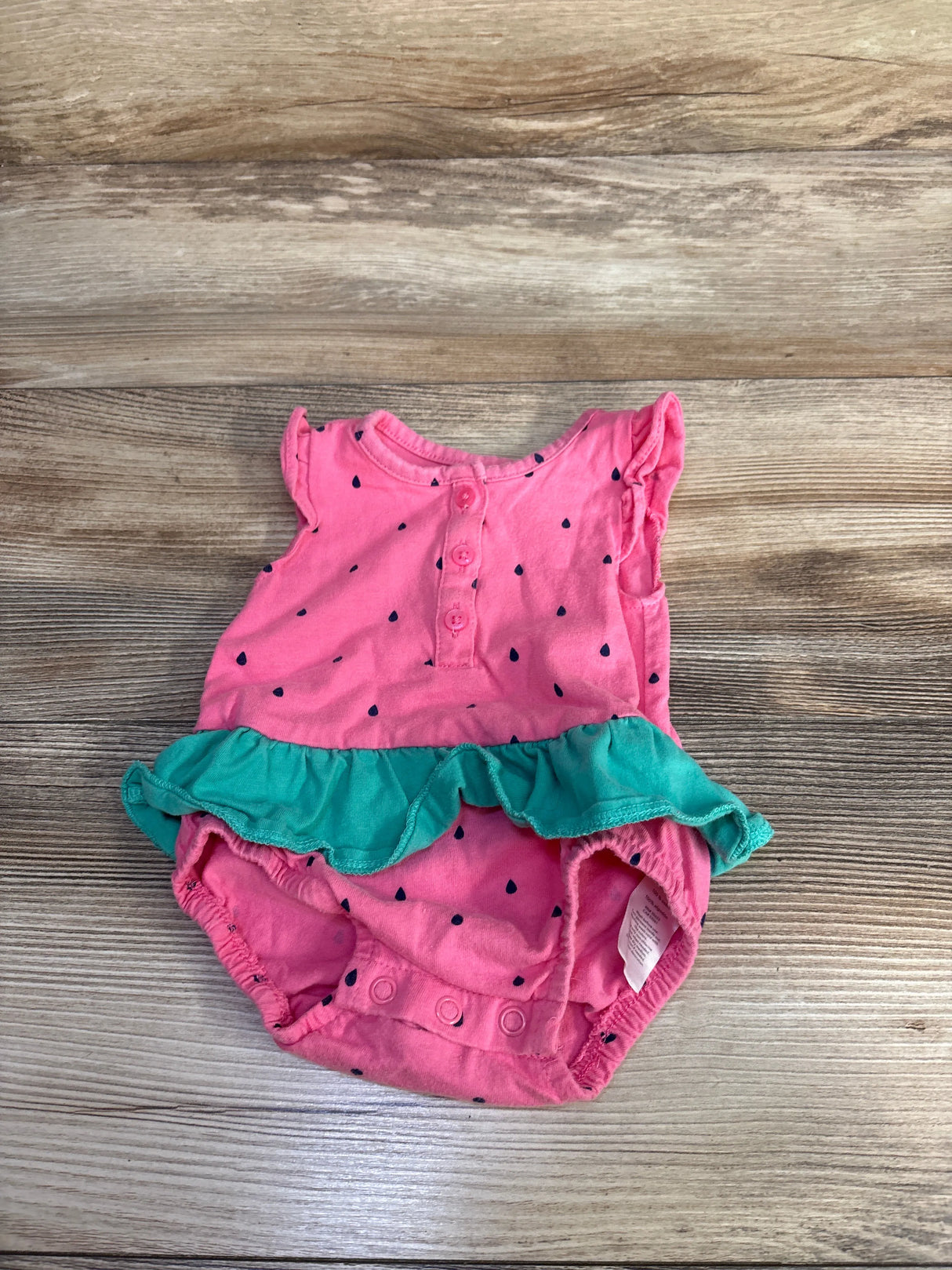 Carter's Watermelon Bubble Romper Pink sz 3m
