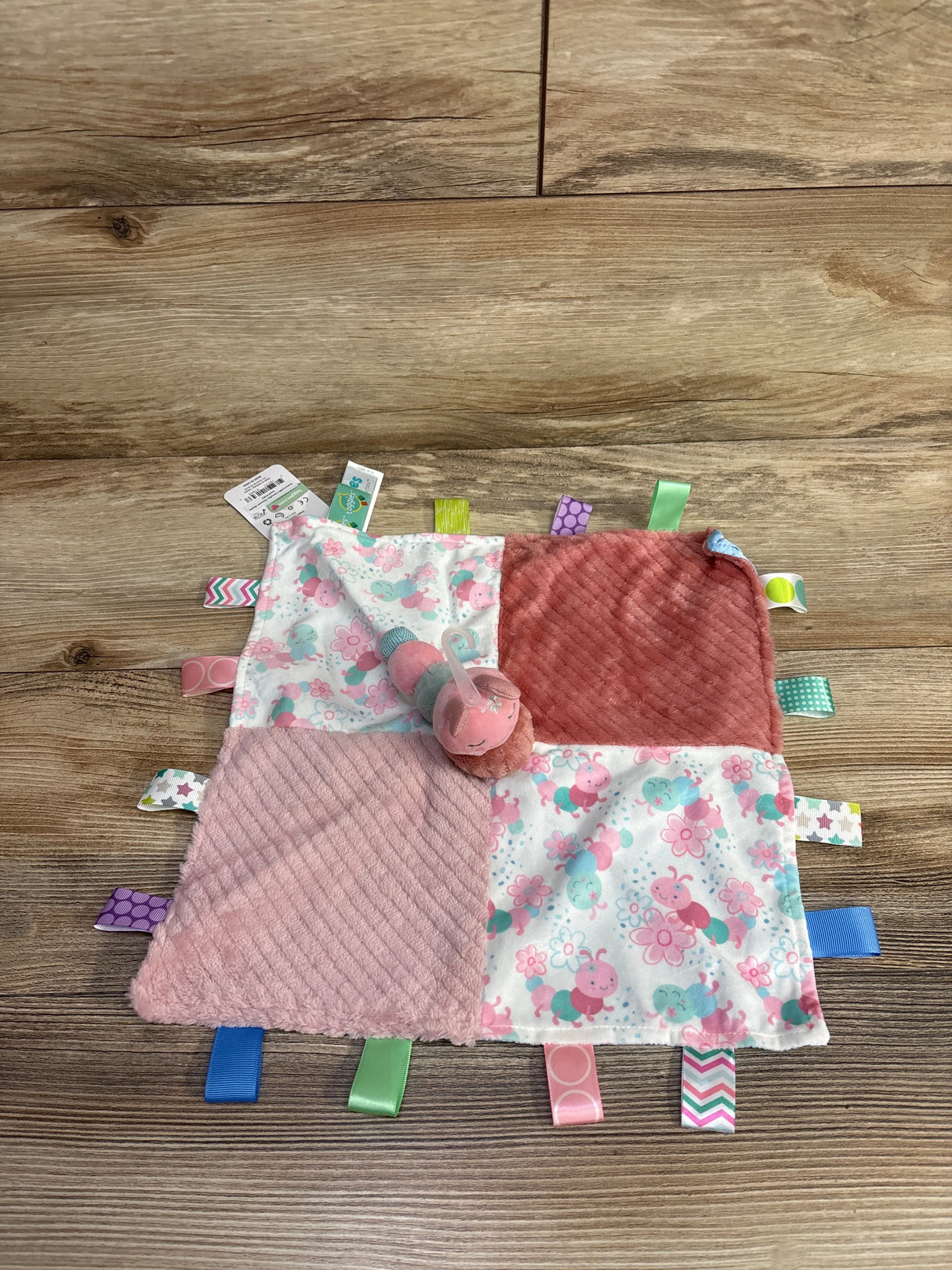 NEW Taggies Camilla Caterpillar Lovey Security Blanket