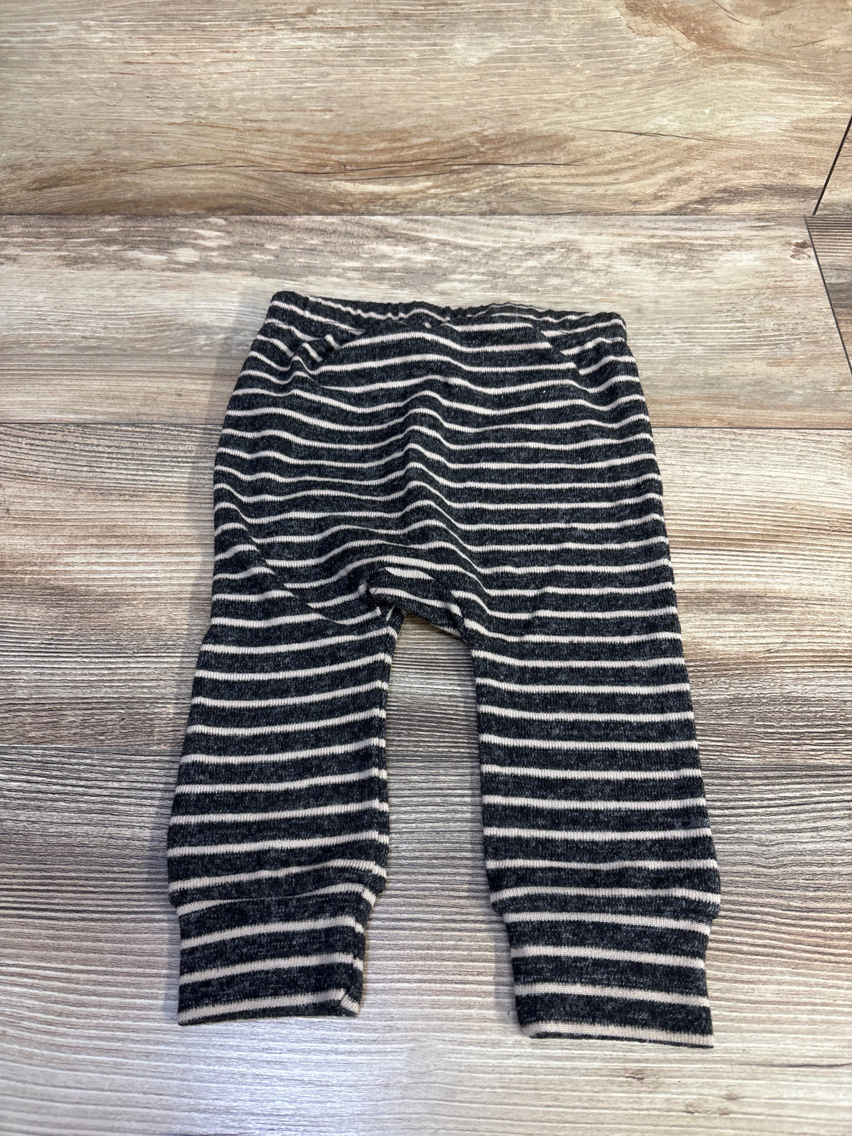 Modern Moments Striped Pull-On Pants Grey sz 6-9m