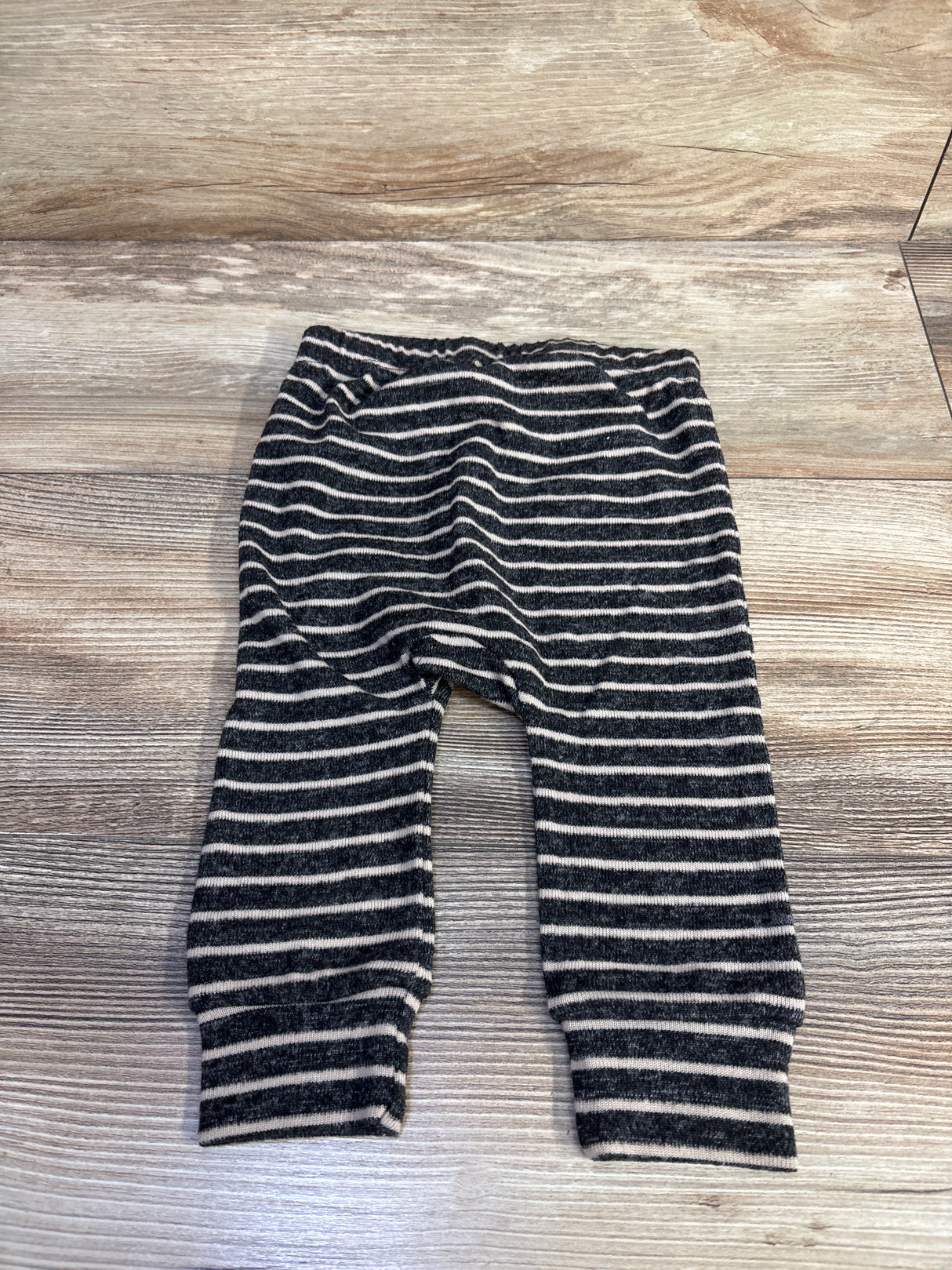 Modern Moments Striped Pull-On Pants Grey sz 6-9m