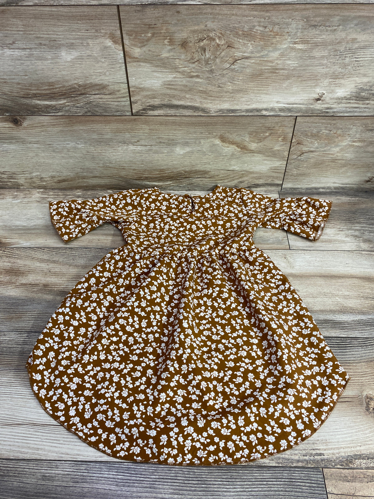 Bailey's Blossoms Dress in Floral Brown sz 3T