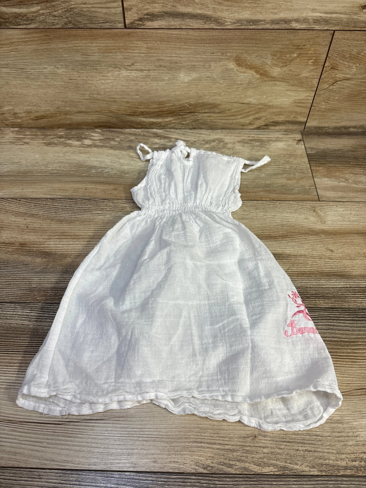 Boracay Beach Smocked Dress White sz 9-12m