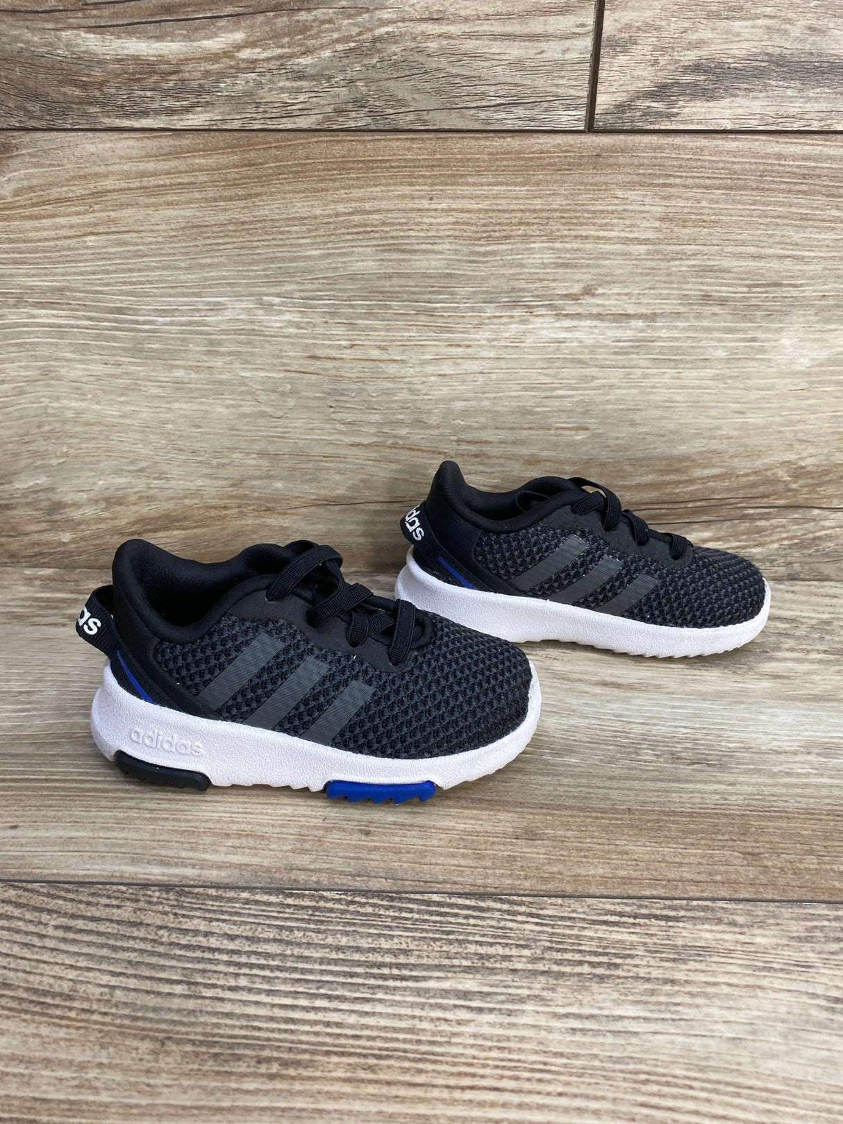 Adidas Racer TR 2.0 Black Running Shoes sz 5c - Me n Mommy To Be
