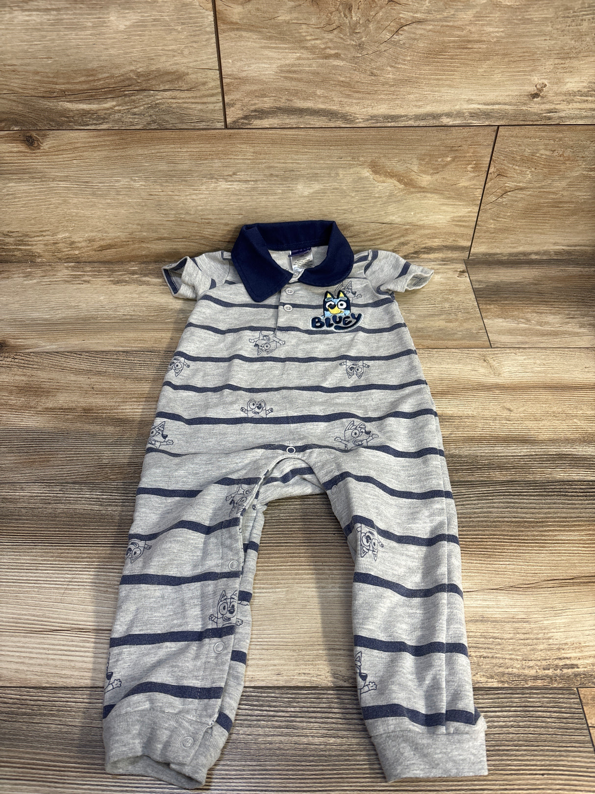 Bluey Polo Jumpsuit Grey sz 18m