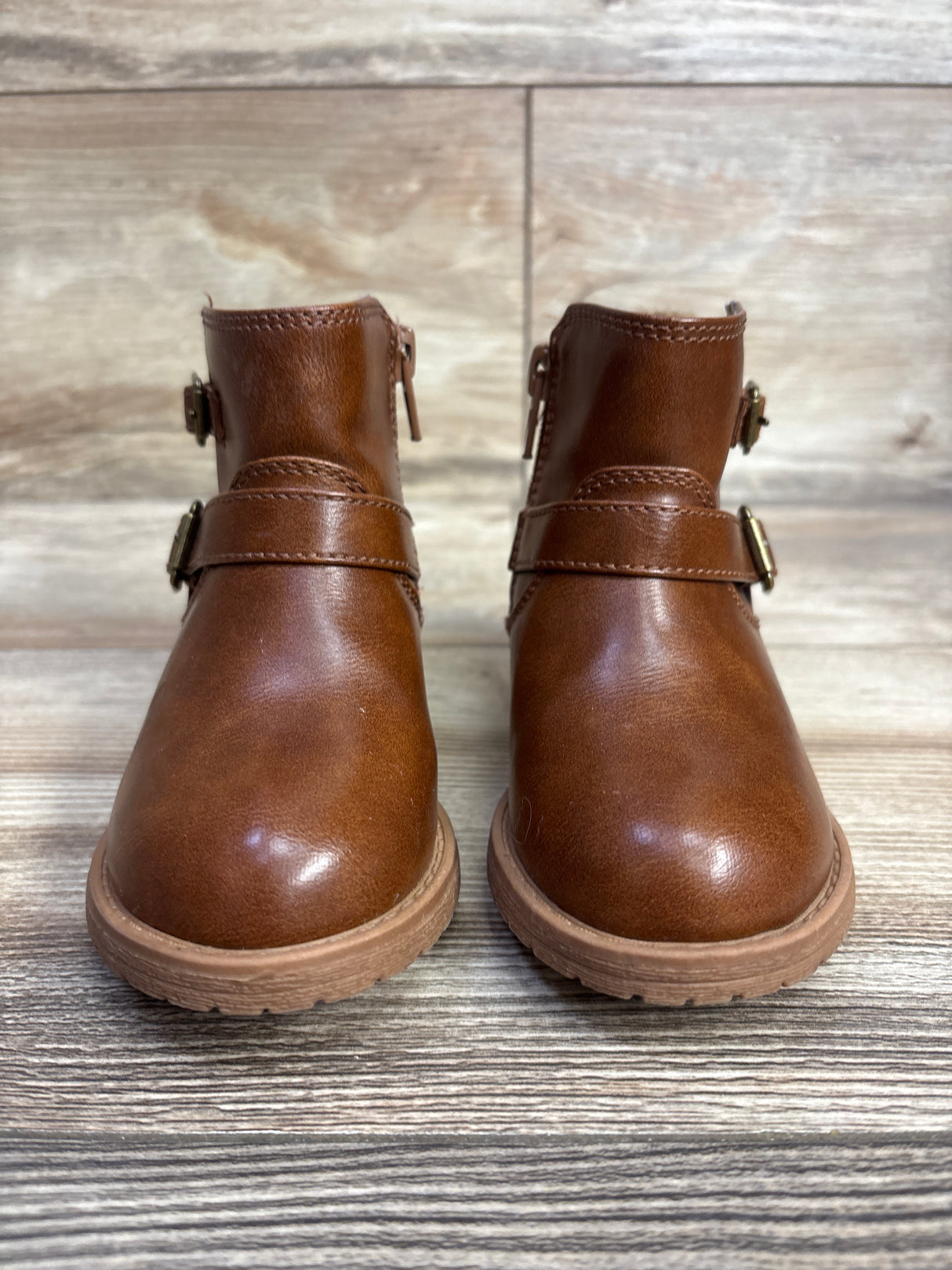 Wonder Nation Sweater Knit Ankle Boots in Chestnut sz 8c