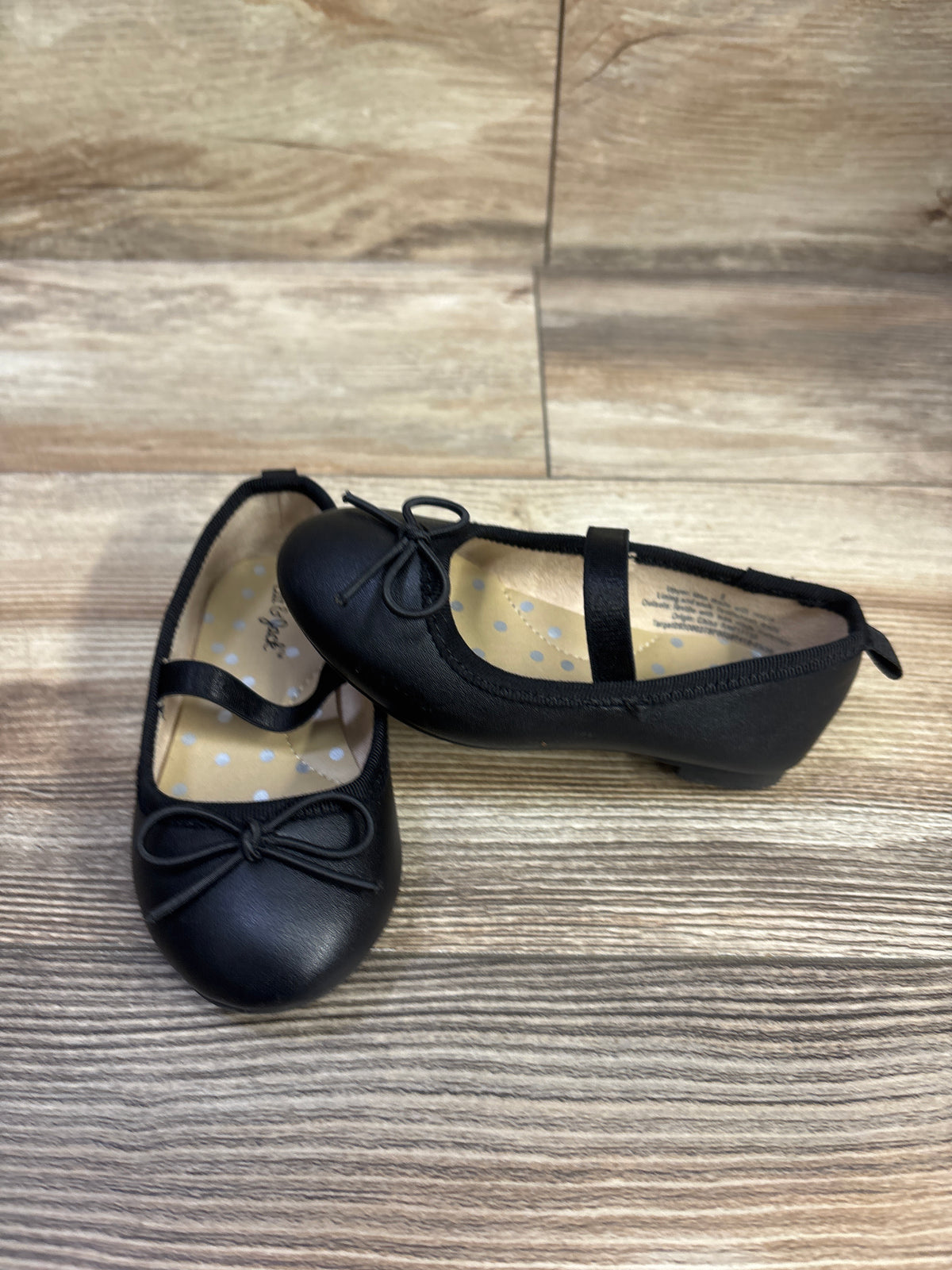 Cat & Jack Nora Ballet Flats Black sz 6c