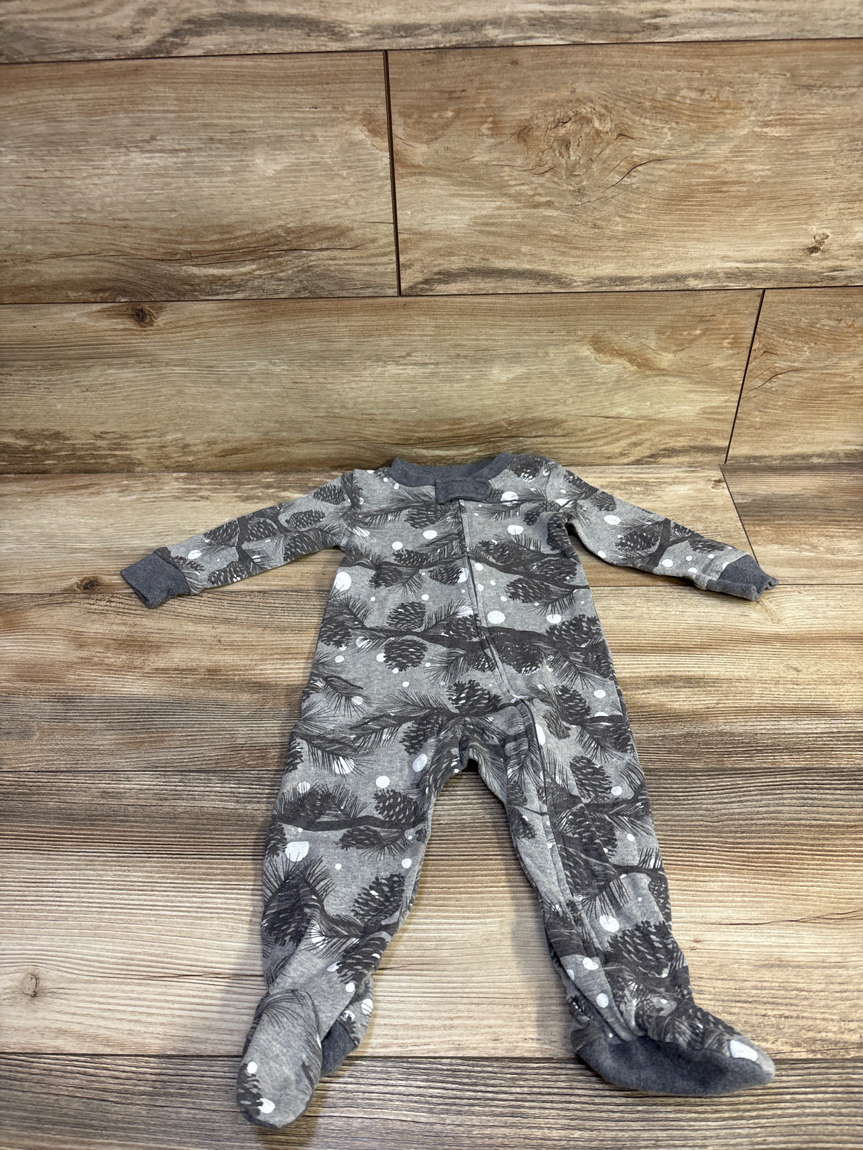 Honest Pinecone Sleeper Grey sz 6-9m