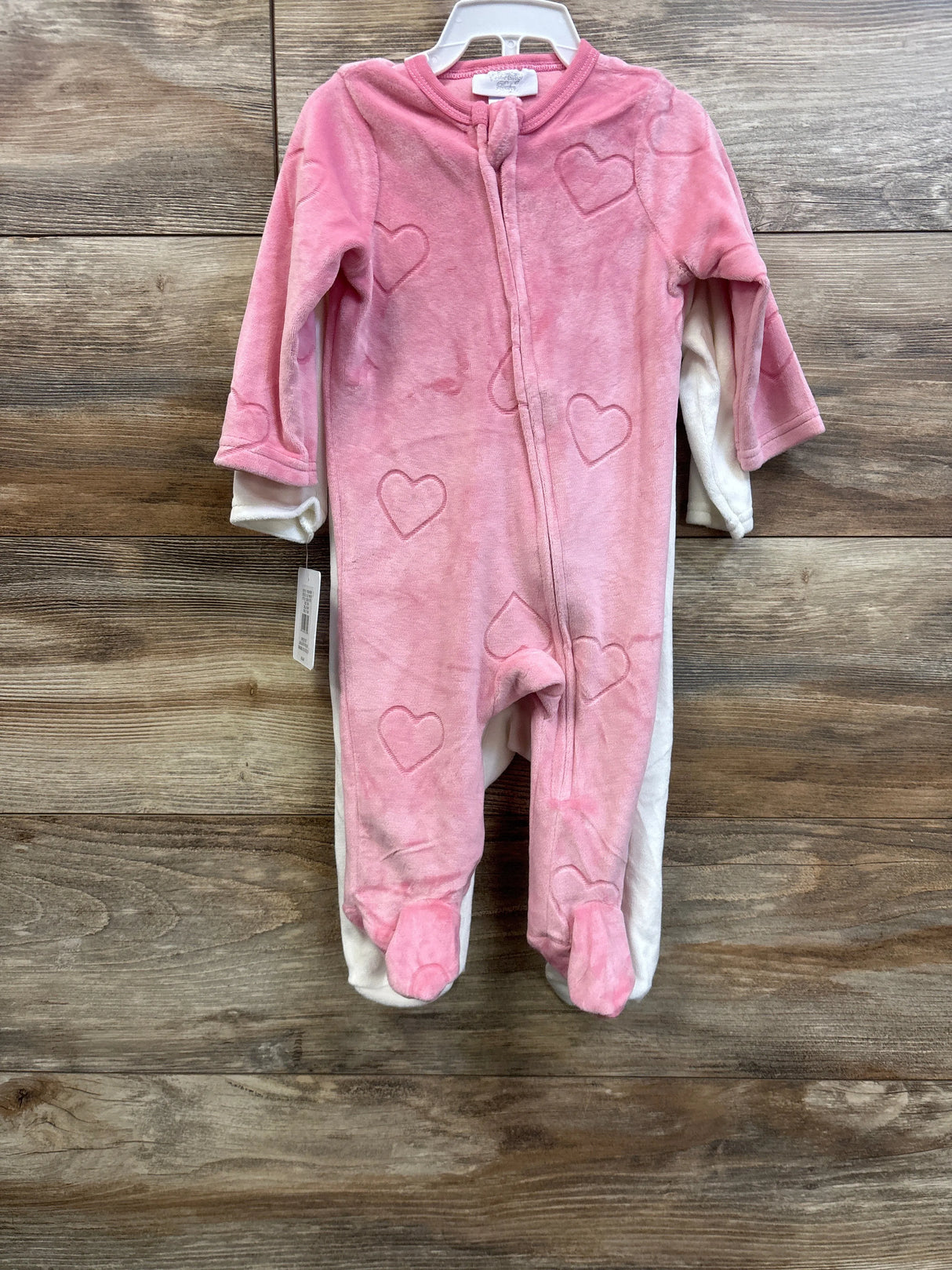 NEW Sterling Baby 2pk Blanket Sleepers Pink sz 6m