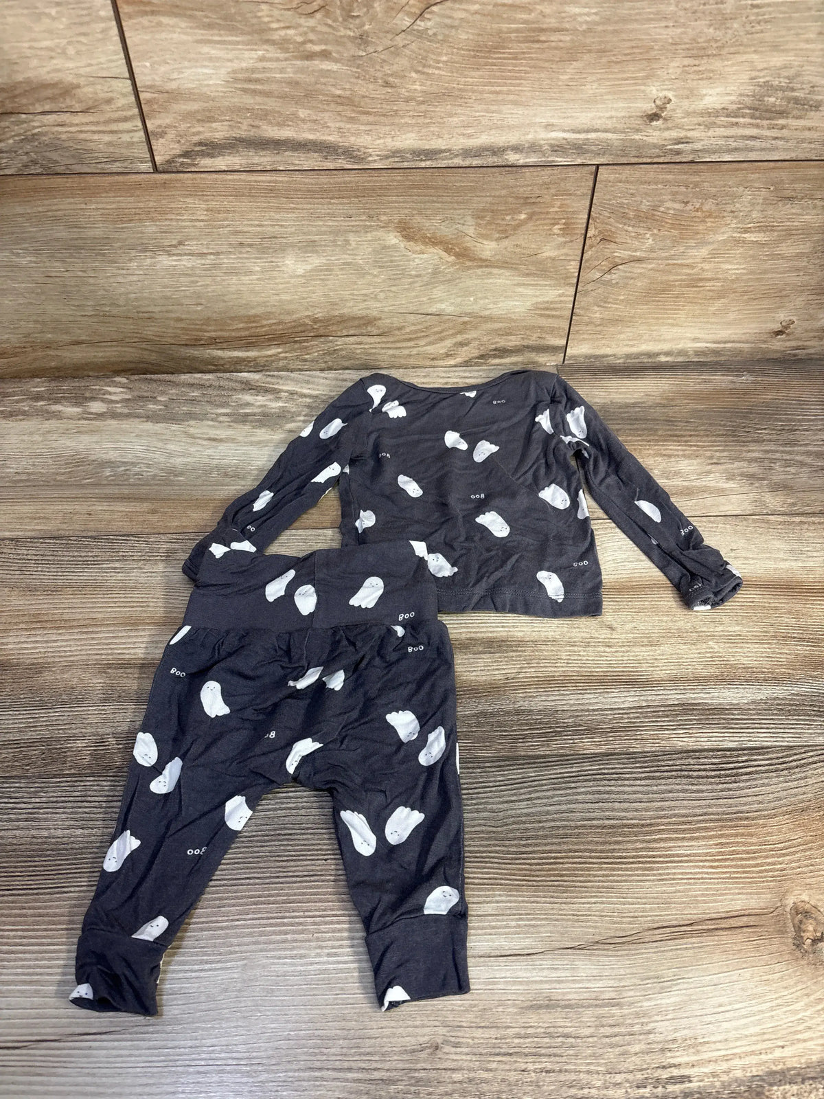 Just One You PurelySoft 2pc Ghost Shirt & Pants Set Grey sz 3m