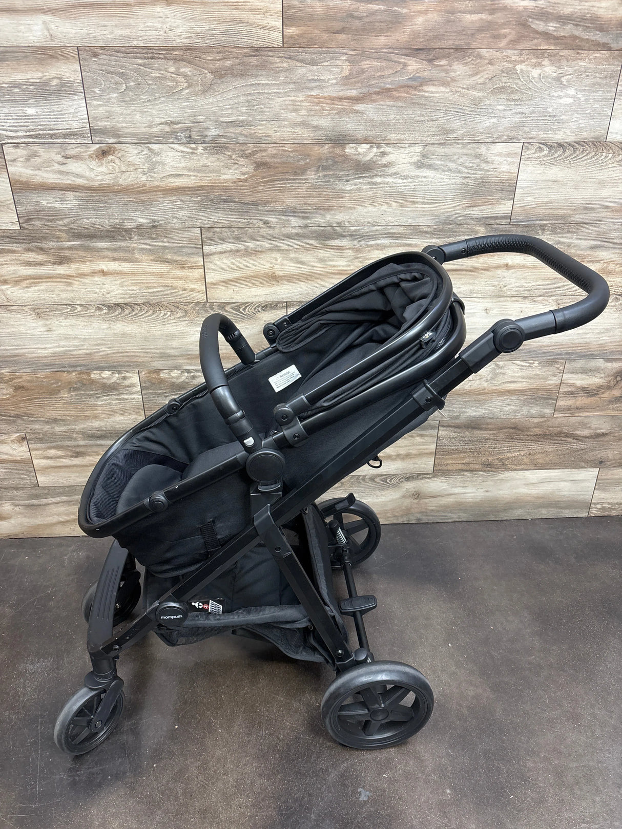 Mompush Meteor 2-in-1 Stroller - Black