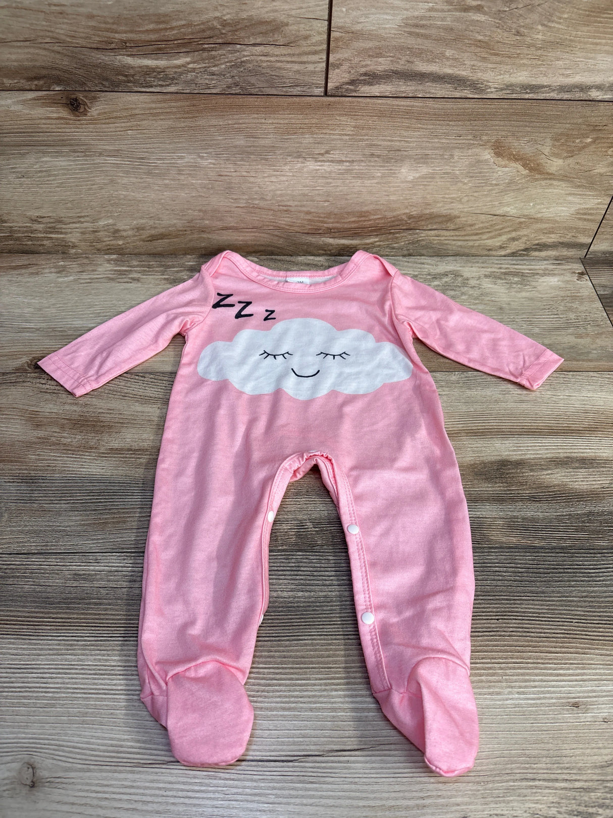 Cloud Footed Coverall Pink sz 1-3m - Me n Mommy To Be