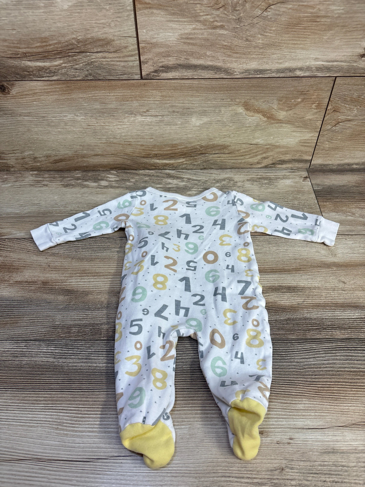 Koala Baby Numbers Sleeper White sz 3m