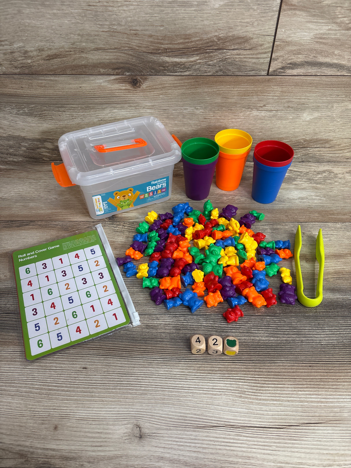 Sweet Lemons Rainbow Counting Bears Math Manipulatives