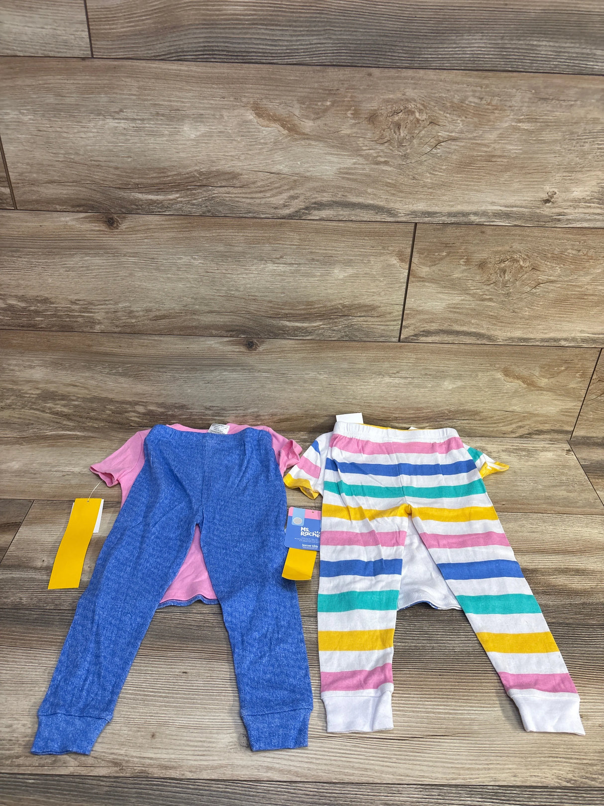 NEW Ms Rachel 4pc Snug Fit Pajama Set Blue sz 3T