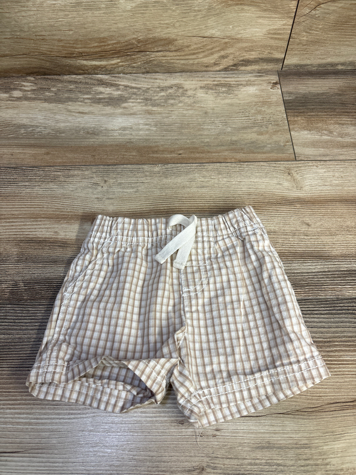 Just One You Drawstring Shorts Beige sz 9m