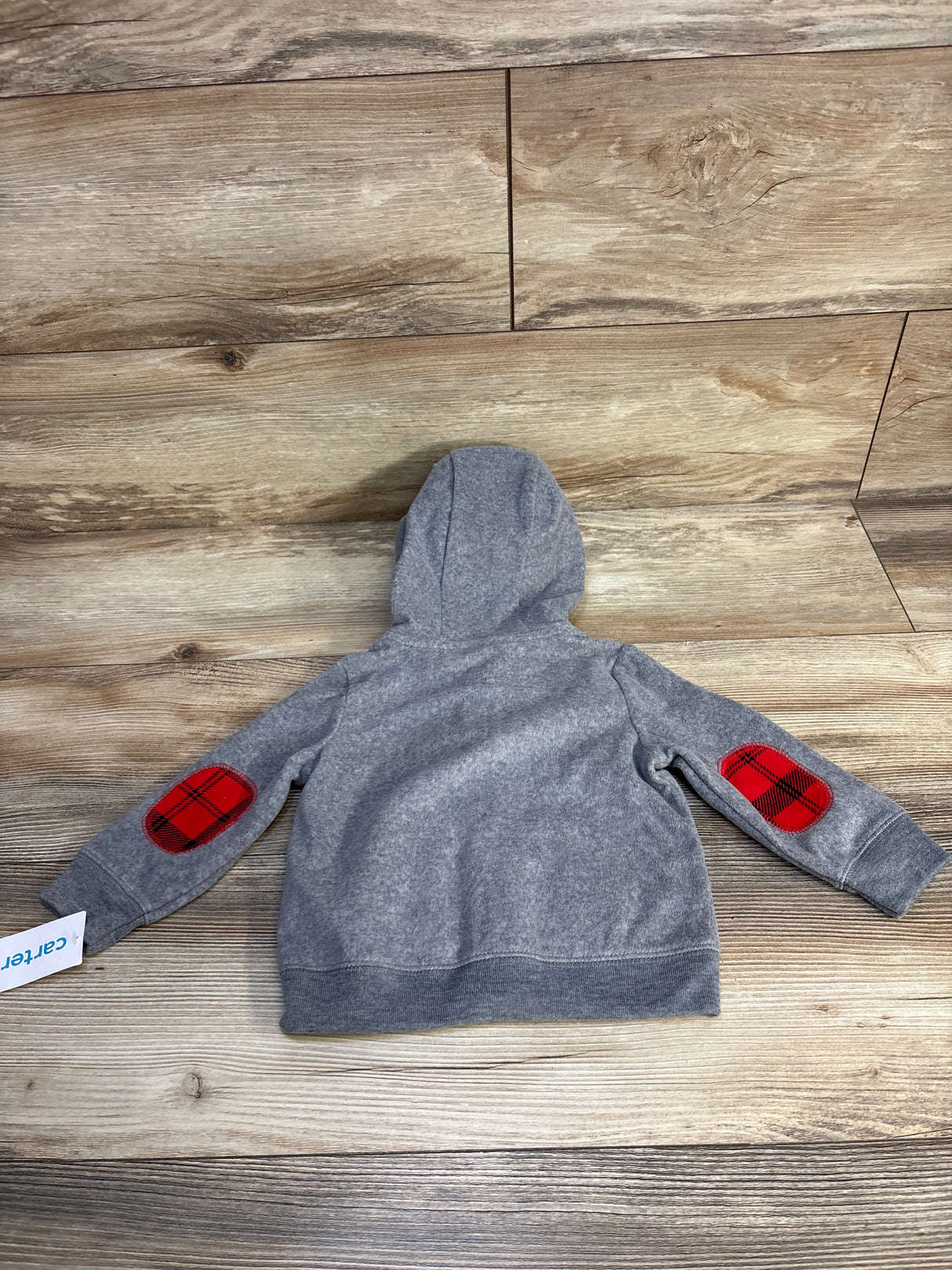 NEW Carter's Full Zip Fleece Jacket Grey sz 12m