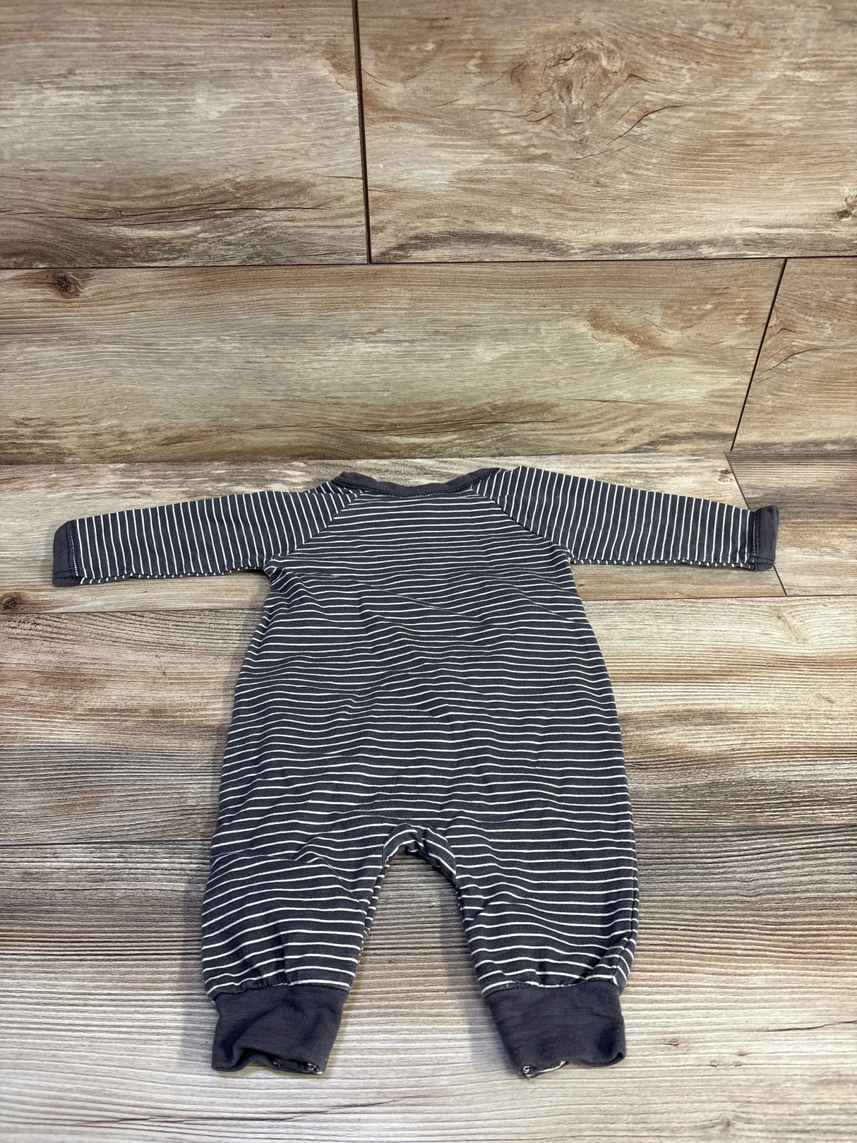 Geber Striped Coverall Grey sz 0-3m