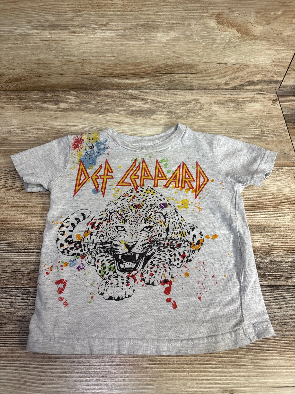 Def Leppard Graphic Shirt Grey sz 2T