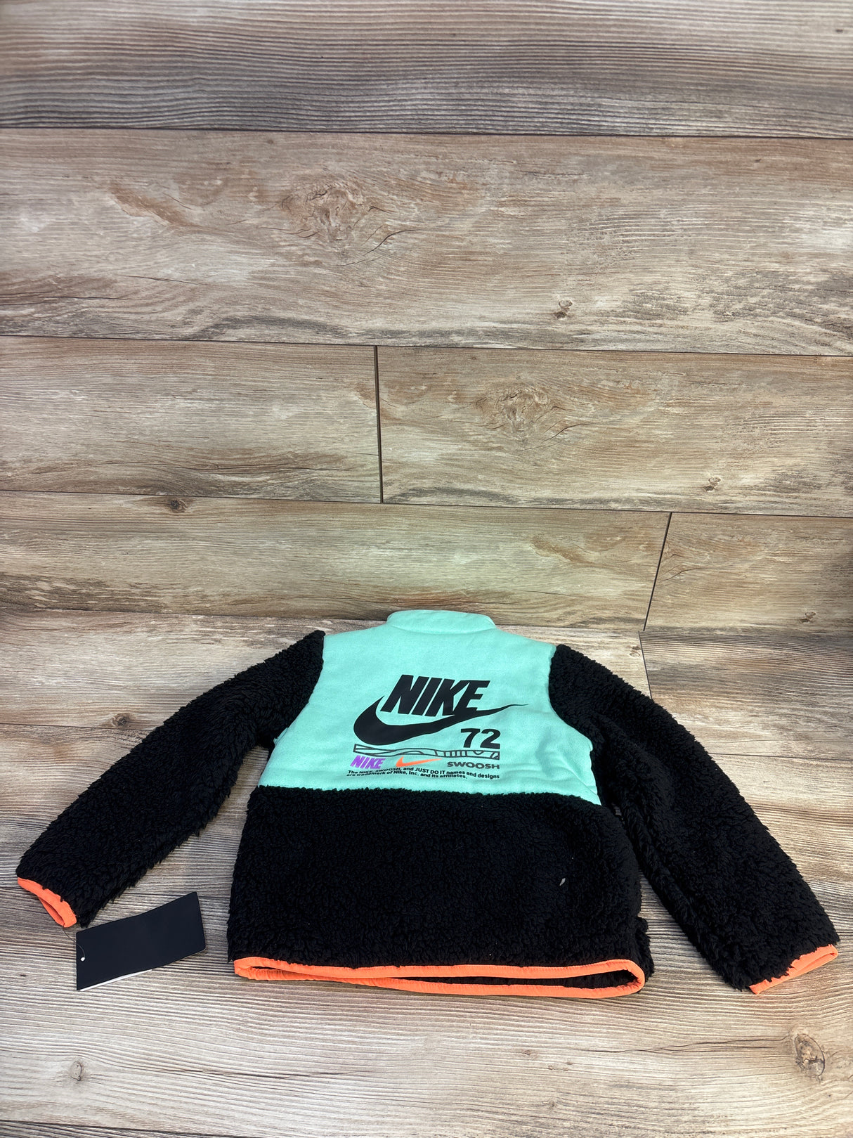 NEW Nike Sportswear Illuminate Sherpa Jacket Black sz 4T