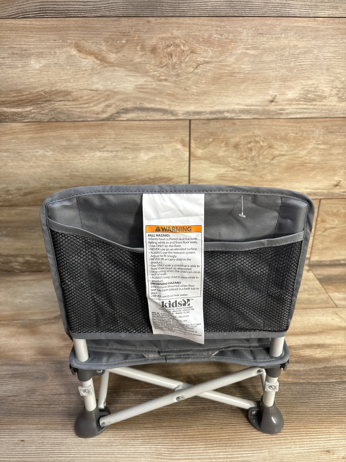 Bright Starts Pop N Sit Portable Booster Seat Grey