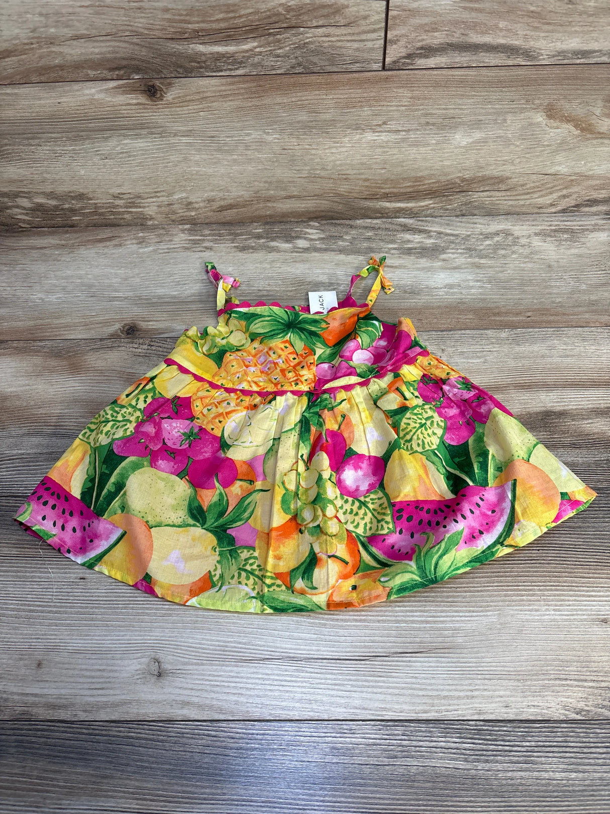 NEW Janie & Jack Fruit Halter Sundress Yellow sz 4T